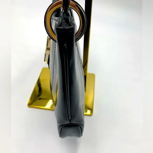 Auth Vtg GUCCI Black Patent Leather Jackie Bag - Picture 8 of 16